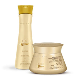 KIT Nutrit MUTARI (Shampoo Mutari Nutrit 240ml + Máscara Mutari Nutrit 300g)