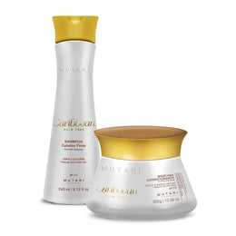 KIT Caribbean MUTARI (Shampoo 240ml + Máscara 300g)