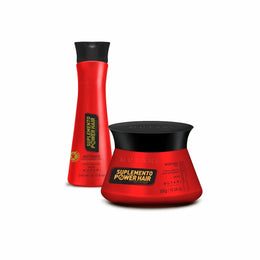 KIT 1 Shampoo Isotônico Suplemento Power Hair 240ML + 1 Máscara Suplemento Capilar Power Hair 300G