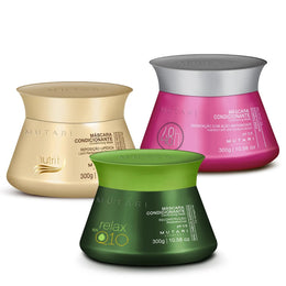 KIT Cronograma Capilar Mutari (48h + Relax + Nutrit)