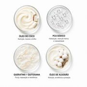 KIT Coconut MUTARI (Shampoo Espuma de Coco 240ml + Máscara Polpa de Coco 300g)