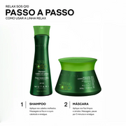 KIT Relax MUTARI (Shampoo Relax SOS Q10 240ml + Máscara Relax SOS Q10 300g)