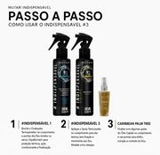 KIT Indispensável (#1 + #3 + Óleo Caribbean)