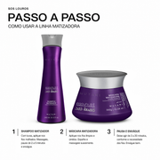 Condicionador Máscara Matizadora Sos Louros ED 300G