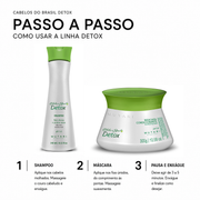 Shampoo Detox Raiz Oleosa e Pontas Secas ED 240ML