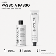 C. P - 6.66 - Rubio Oscuro Rojo Intenso Mutari Collori 60G
