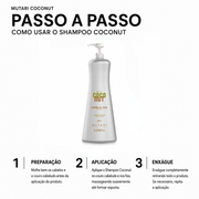 Shampoo Espuma de Coco Coconut Profissional 2L