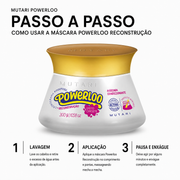 Condicionador Máscara Powerloo Reconstrução 300G